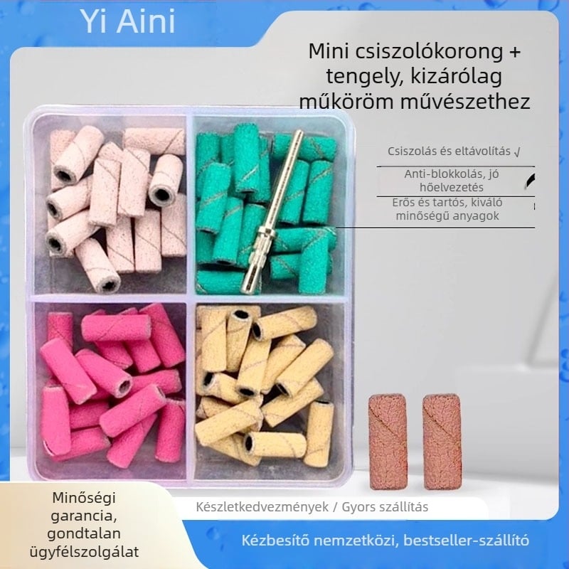 Mini körömlapoló eszköz a körömágy és a halott bőr eltávolításához – tartós gyanta és rozsdamentes acél kivitelű körömlapoló, otthoni használatra