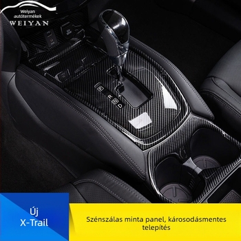 Autó sebességváltó panel keret a központi konzolhoz – műanyag, modell Novelty, testreszabás nélküli