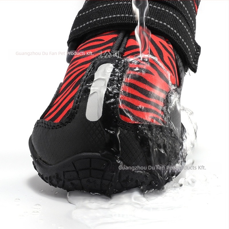 Kutyák kültéri cipői — gumi, vízálló, csúszásmentes, melegen tartó, kopásálló, márka anobel