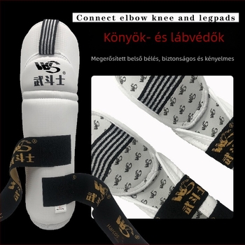 Taekwondo könyökvédők edzéshez – egyedi formájú védő, habanyagú, univerzális illeszkedés