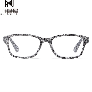 Koreai stílusú mintás olvasó szemüveg, ultra könnyű, teljes keret, polikarbonát lencsékkel, kerek arc formához illik.