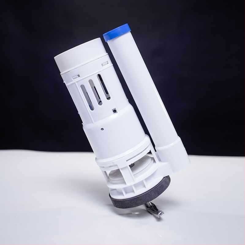 WC vízbetöltő szelep univerzális kompatibilitással és kettős gombos öblítéshez; bemeneti/kimeneti kiegészítők (CE tanúsítvány, Anyag: Egyéb, Telepítési szolgáltatás nélkül)