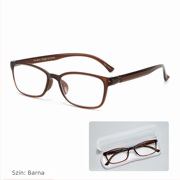 Polikarbonát lencsés olvasó szemüveg, anti-kék fény, TR90 teljes keret, időseknek
