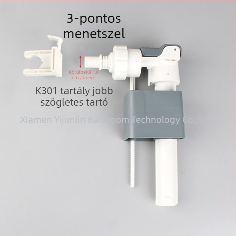 Rejtett WC vízbevezető szelep, csatlakoztatás a tartályhoz, model WH053 WH063 WH050, Yi Junlin