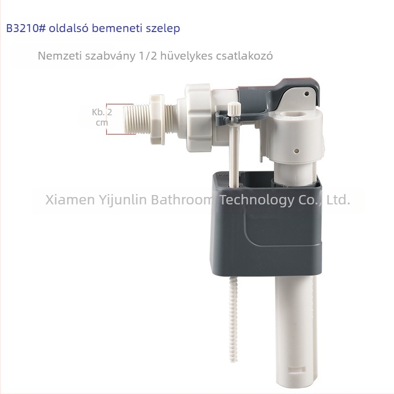 Rejtett WC vízbevezető szelep, csatlakoztatás a tartályhoz, model WH053 WH063 WH050, Yi Junlin