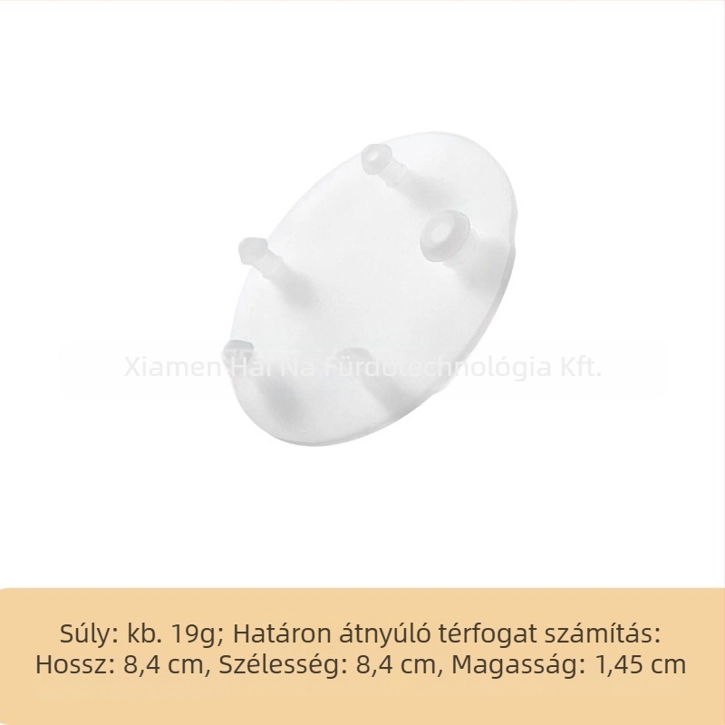 Vormax vécé lefolyó-szeleptömítő gyűrű, modell 7381424-100.0070A, szilikon, márka Haina; WC-kiegészítők, amerikai stílus