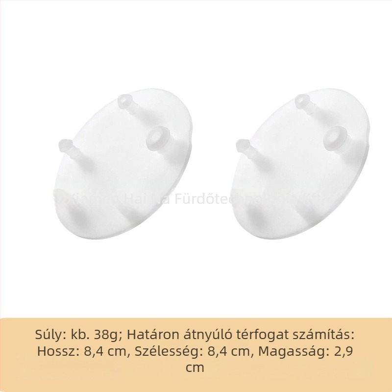 Vormax vécé lefolyó-szeleptömítő gyűrű, modell 7381424-100.0070A, szilikon, márka Haina; WC-kiegészítők, amerikai stílus