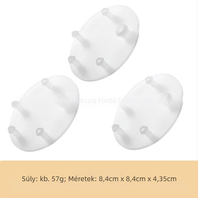 Vormax vécé lefolyó-szeleptömítő gyűrű, modell 7381424-100.0070A, szilikon, márka Haina; WC-kiegészítők, amerikai stílus