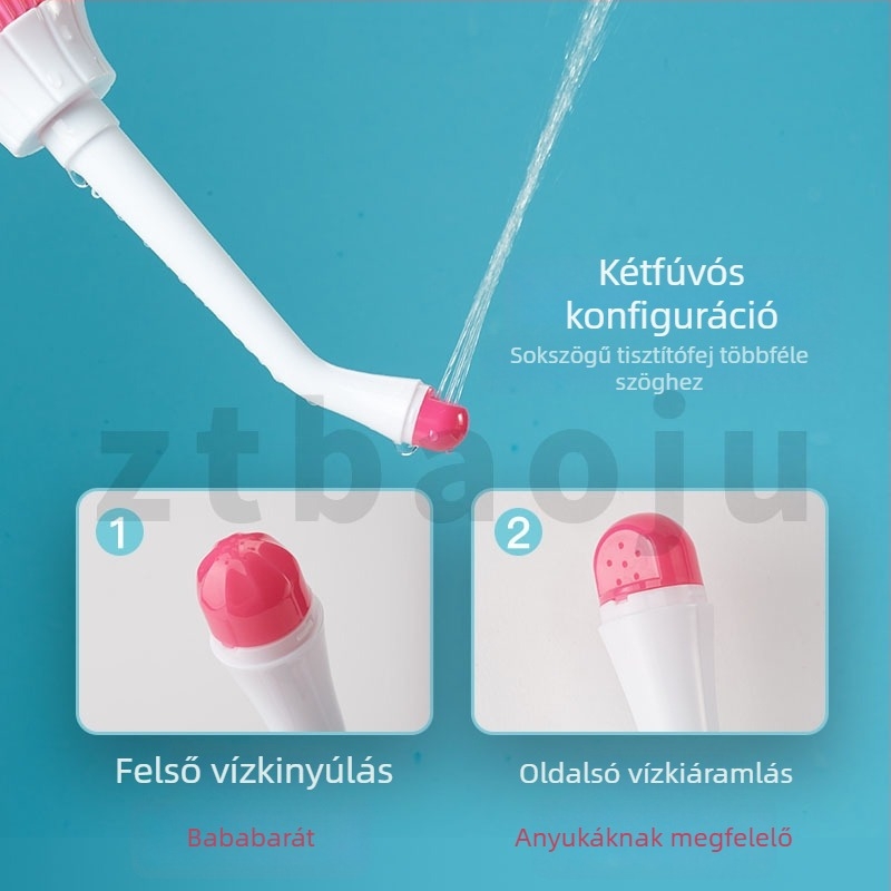 Hordozható szülés utáni perineális öblítő készülék öblítő funkcióval (PP anyag, ZTBAOJU márka, OEM testreszabás, magáncímke lehetőség)