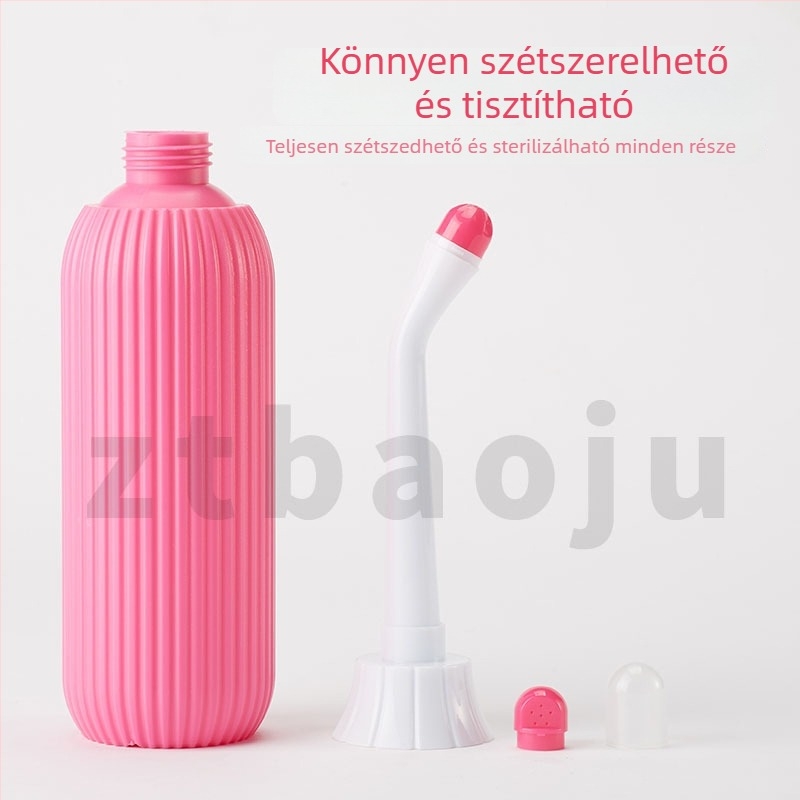 Hordozható szülés utáni perineális öblítő készülék öblítő funkcióval (PP anyag, ZTBAOJU márka, OEM testreszabás, magáncímke lehetőség)