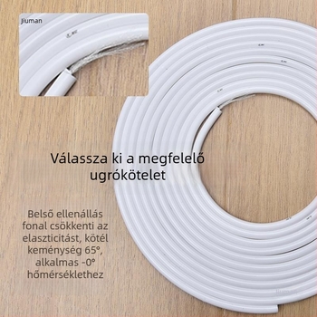 Edzés ugrókötél keresztezett mintázattal, kiterjesztett verzió, alacsony rugalmasság