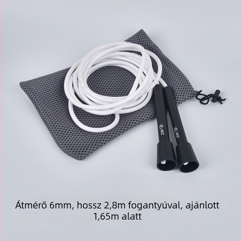 Edzés ugrókötél keresztezett mintázattal, kiterjesztett verzió, alacsony rugalmasság