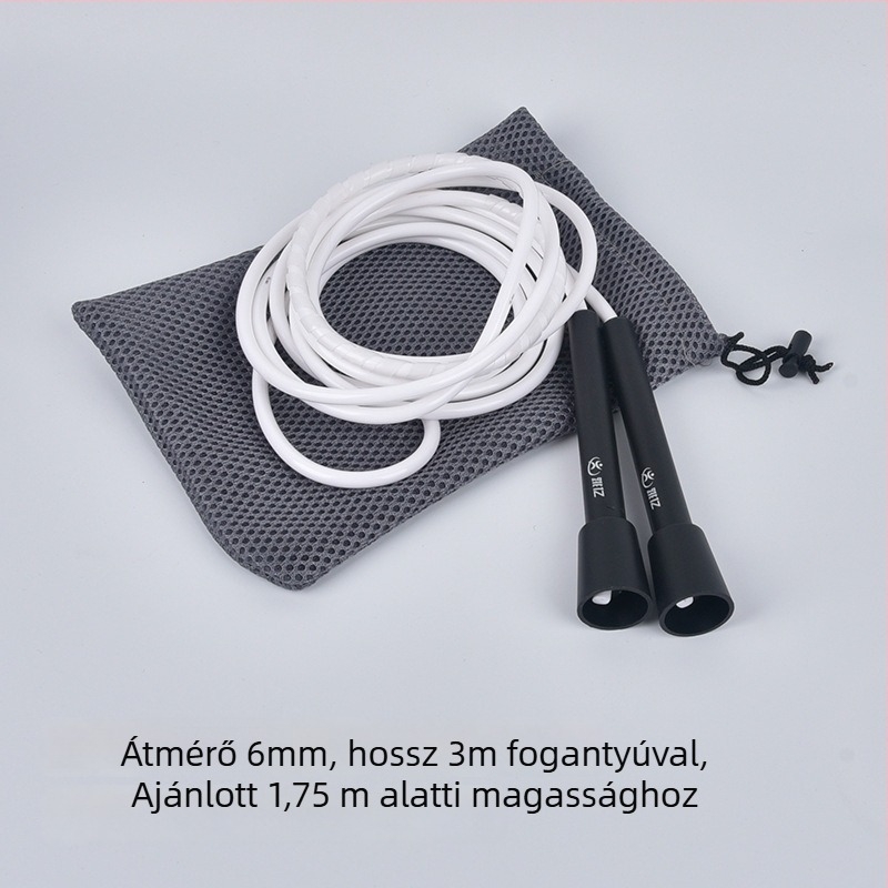 Edzés ugrókötél keresztezett mintázattal, kiterjesztett verzió, alacsony rugalmasság