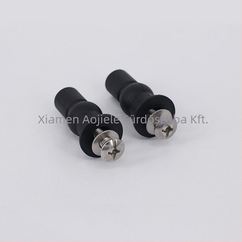 WC-fedél rögzítő csavar - 304 rozsdamentes acél + gumi, M6, kézi szerelés, modern minimalista stílus