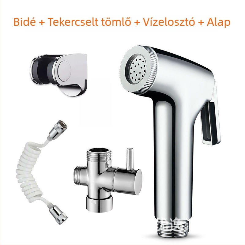 WC-spray pisztoly, kézi használat, műanyag, injektálással gyártott, Yulangyi márka, magáncímkére kész