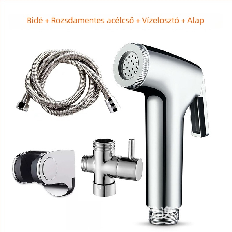 WC-spray pisztoly, kézi használat, műanyag, injektálással gyártott, Yulangyi márka, magáncímkére kész