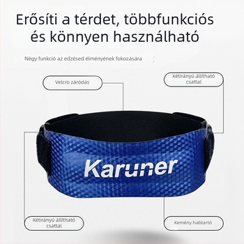 Erte térdvédők szivacspárnával, latex anyag, állítható pánt, ütéscsillapítás