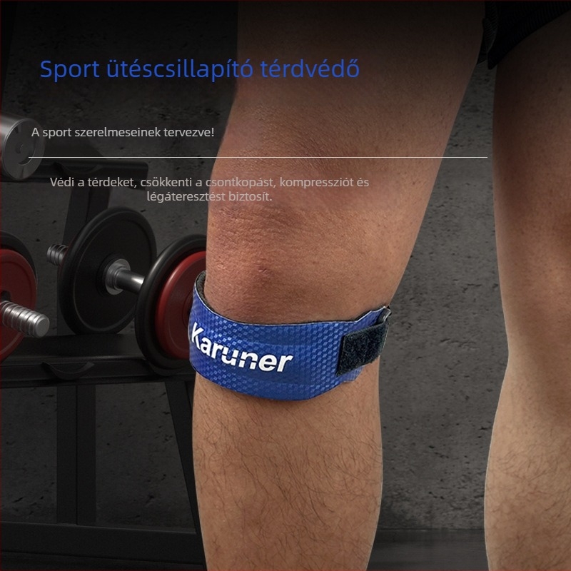 Erte térdvédők szivacspárnával, latex anyag, állítható pánt, ütéscsillapítás