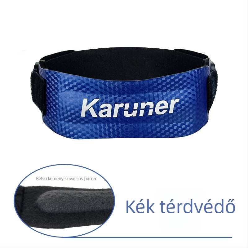 Erte térdvédők szivacspárnával, latex anyag, állítható pánt, ütéscsillapítás