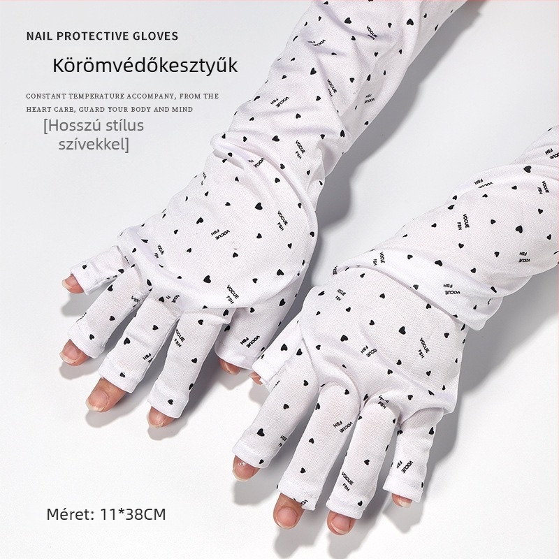 Manikűr UV-védelmet nyújtó kesztyű fototerápiás lámpa használathoz, körömápolási eszközök készlet — Márka: Cowsar/Chusha; Anyag: Egyéb; Kategória: Körömvágó eszközök készlet
