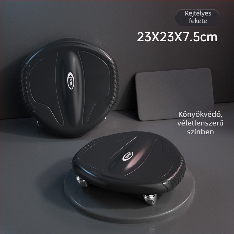 Hasizom-edző tárcsa csendes görgővel, többirányú csúszó tárcsa, Modell JFP-B, Súly 0,6 kg