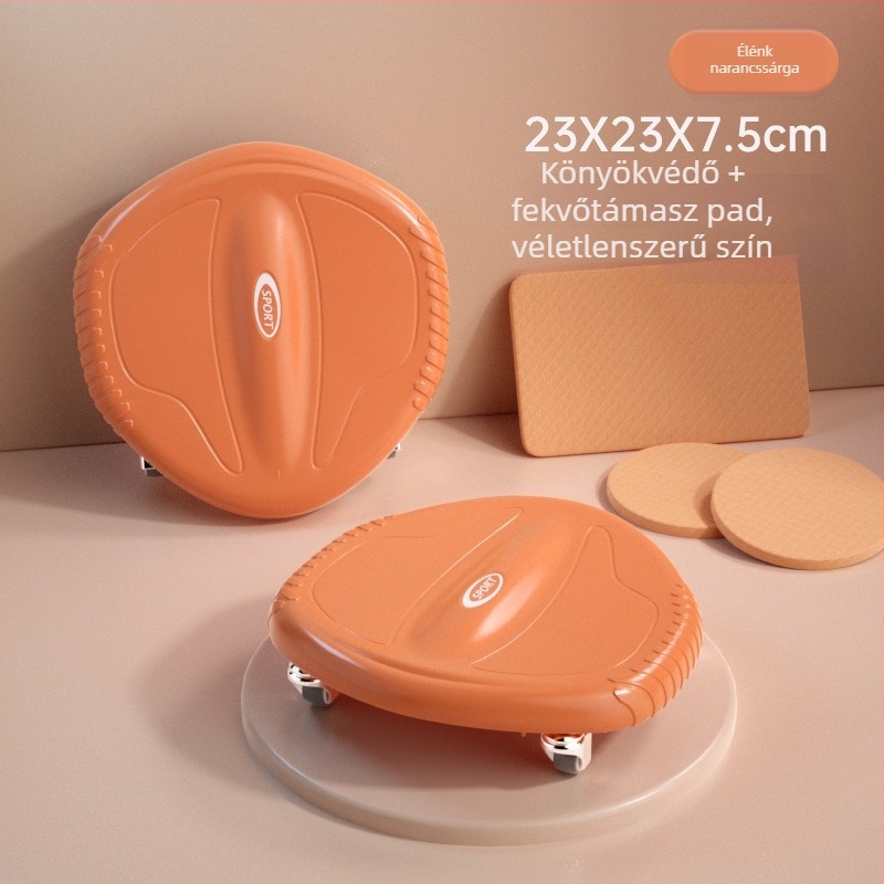 Hasizom-edző tárcsa csendes görgővel, többirányú csúszó tárcsa, Modell JFP-B, Súly 0,6 kg