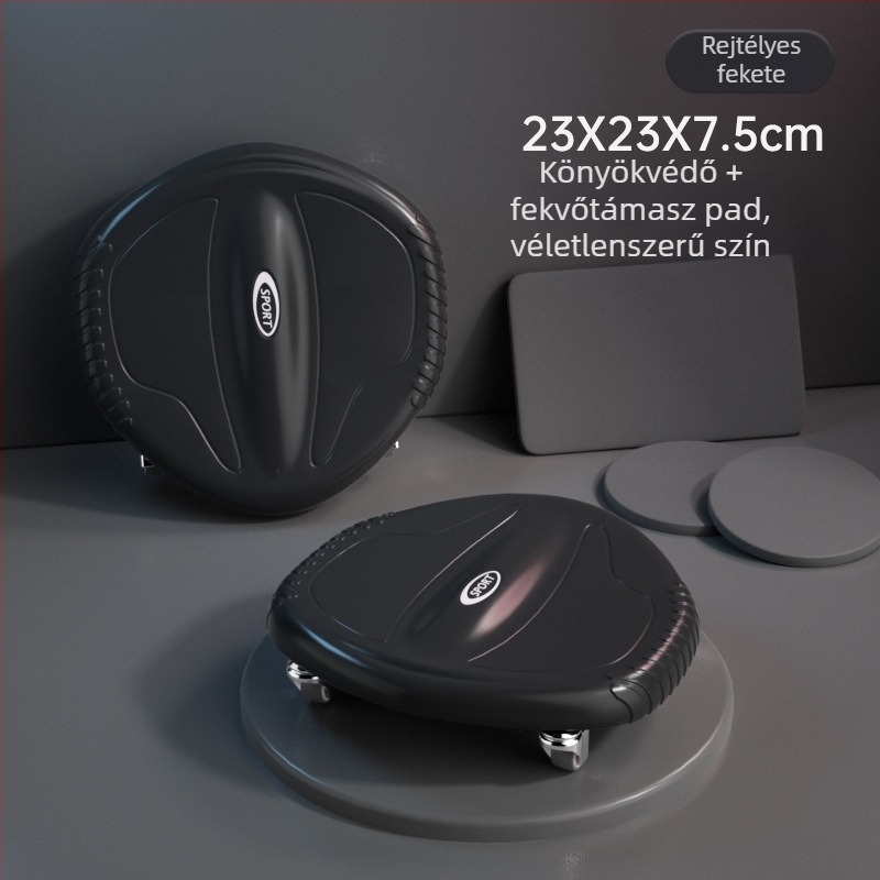 Hasizom-edző tárcsa csendes görgővel, többirányú csúszó tárcsa, Modell JFP-B, Súly 0,6 kg