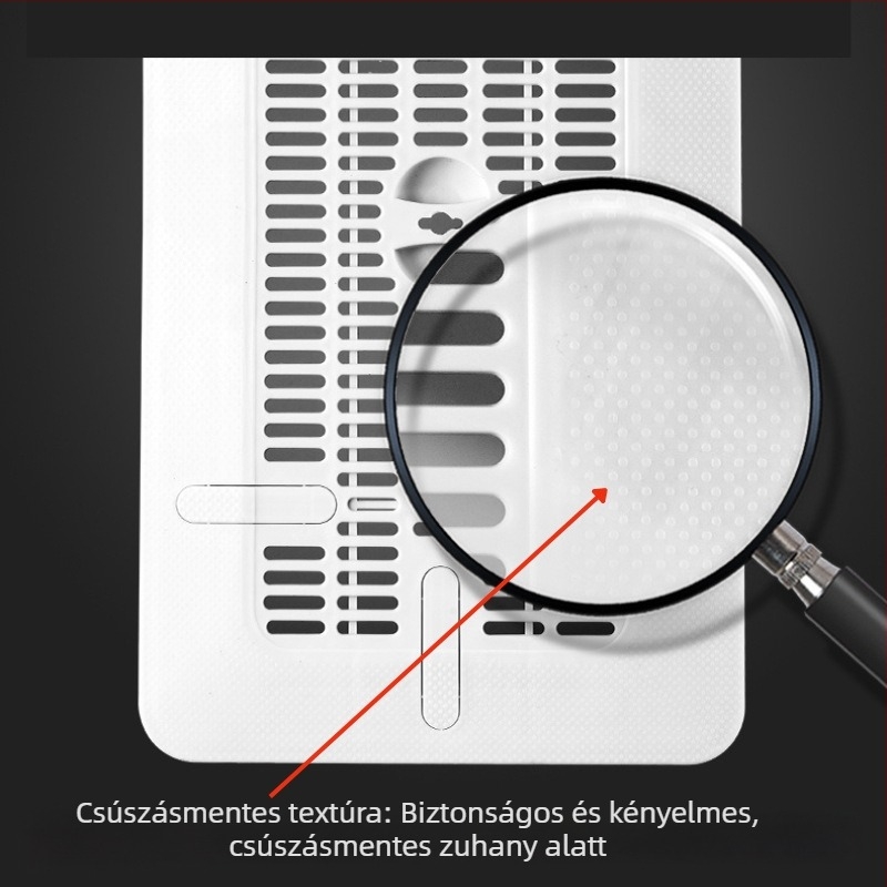 Mojia ABS WC-fedél guggoló vécéhez, modern minimalista stílus, modell 15, lyukak közötti távolság standard