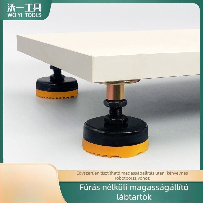 Állítható magasságú bútorlábak — szénacél, univerzális felhasználás, modern minimalista stílus, márka Woyi Tools