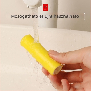 Ismételten használható, mosható kisállat szőr eltávolító görgő, hordozható, kerek fejű, ABS anyagból, kis testű kutyák számára