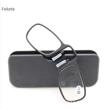 Clip-On olvasó szemüveg, divatos és személyre szabott stílus, kompakt és könnyű, TR90 keret, akril aszferikus lencsék