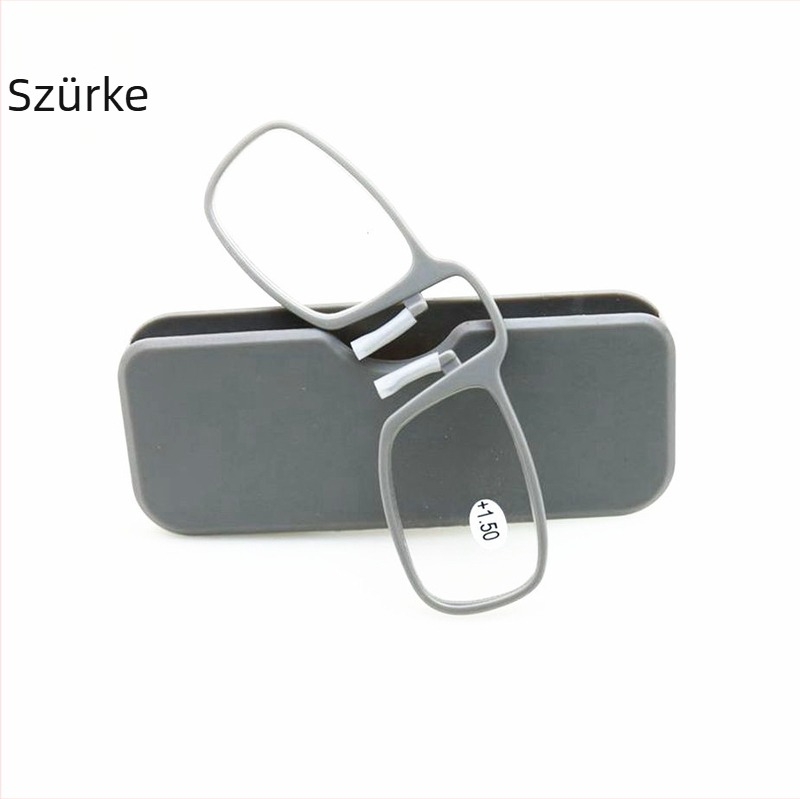 Clip-On olvasó szemüveg, divatos és személyre szabott stílus, kompakt és könnyű, TR90 keret, akril aszferikus lencsék