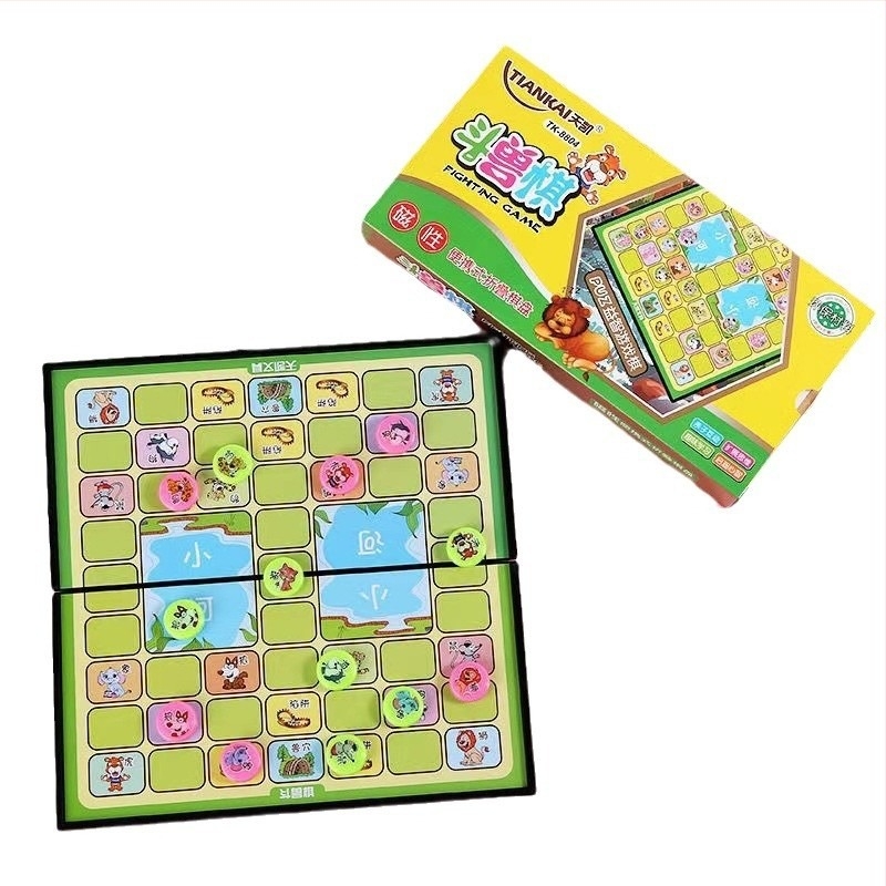 Összecsukható mágneses sakk tábla játékkészlet - műanyag oktató sakkfigurákkal, 24 darab dobozonként, 4-14 éveseknek