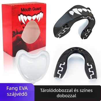 Box szájvédő EVA anyagból, felnőtt, ökölvívásra