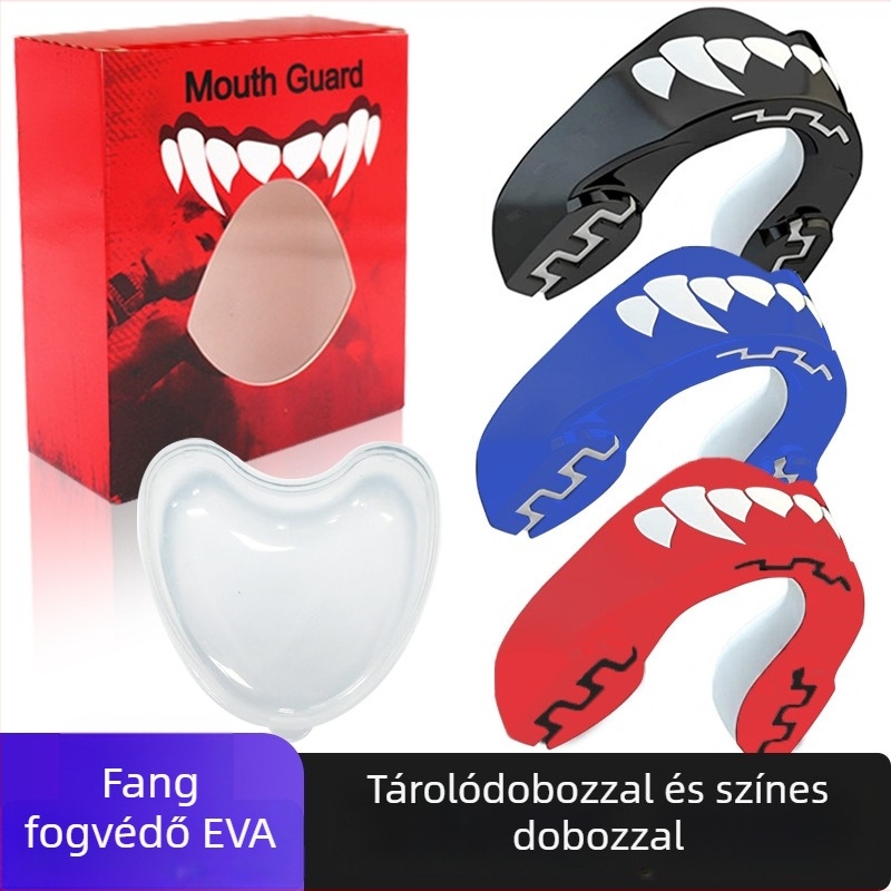 Box szájvédő EVA anyagból, felnőtt, ökölvívásra