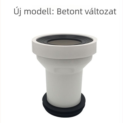 WC lefolyócső, Fifanda márka, PP és gumi anyag, csatlakozócső, tartós kivitel.