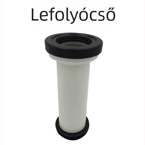WC lefolyócső, Fifanda márka, PP és gumi anyag, csatlakozócső, tartós kivitel.