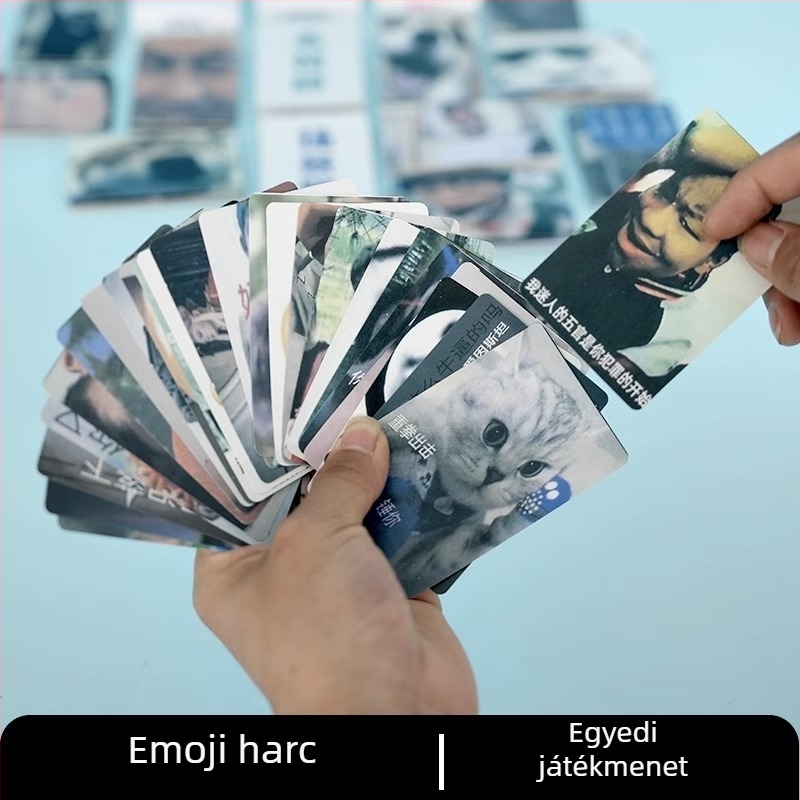 Emoji póker kártyák - szórakoztató társasjáték érzelmi fejlődéshez, 14 éves kortól
