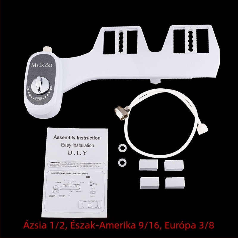 Kézi bidé testtisztító — ABS anyag, kézi telepítés, elektromosság nélkül, modern minimalist dizájn