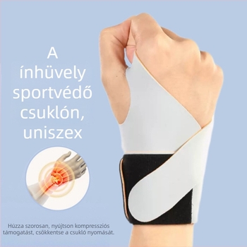 Nylon csuklóvédő, sportkarszalag badmintonhoz, alkalmas futáshoz, kerékpározáshoz és asztaliteniszhez