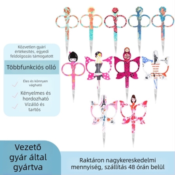 Beijue rozsdamentes acél sminkolló, Yangjiang-i eredetű, orr-szőr, szakáll, szemöldök és haj vágására