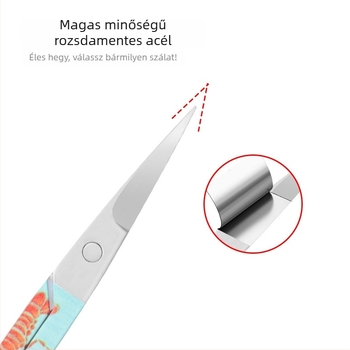 Beijue rozsdamentes acél sminkolló, Yangjiang-i eredetű, orr-szőr, szakáll, szemöldök és haj vágására