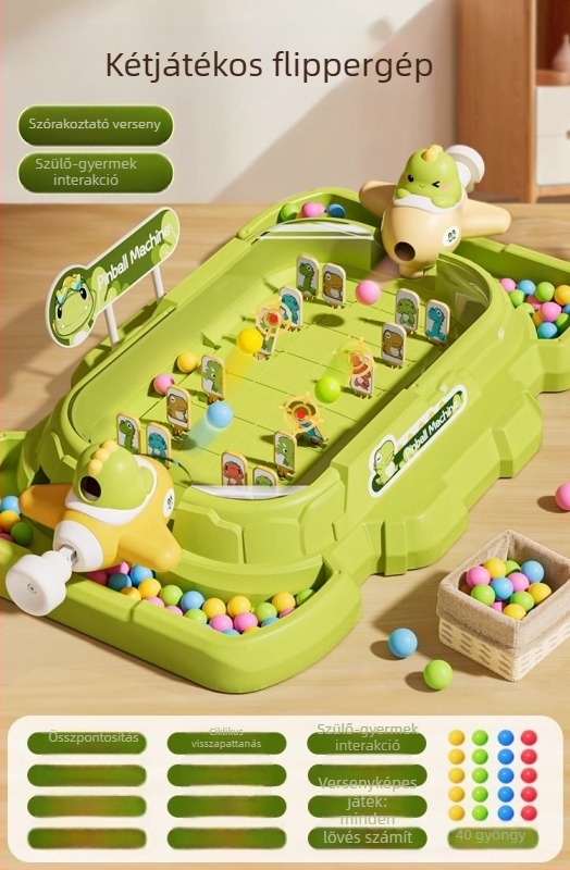 Gyerekeknek szánt pinball játékgép – szintlépés, oktató játék 4–6 éveseknek, műanyagból, Equation Toys márka, Kategória: Játékok/Sakk, 3C tanúsítvány 2024182202052074