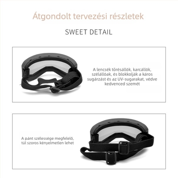 An Luo Er TPU kutyaszemüveg – szemvédelem, vízálló, kopásálló, modell 3042