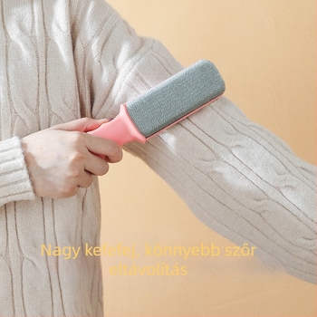 Macska mintájú elektrosztatikus hajkefe ruhákhoz és háziállati szőrre