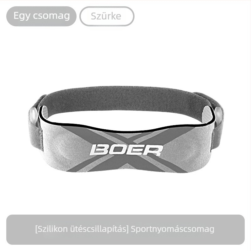 Boer térdsupport szalag ütéscsillapítással, modell 8001, anyag nylon/SBR/szilikon, térdvédelem