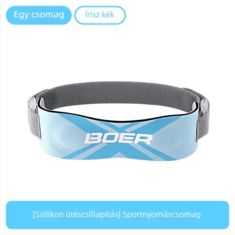 Boer térdsupport szalag ütéscsillapítással, modell 8001, anyag nylon/SBR/szilikon, térdvédelem