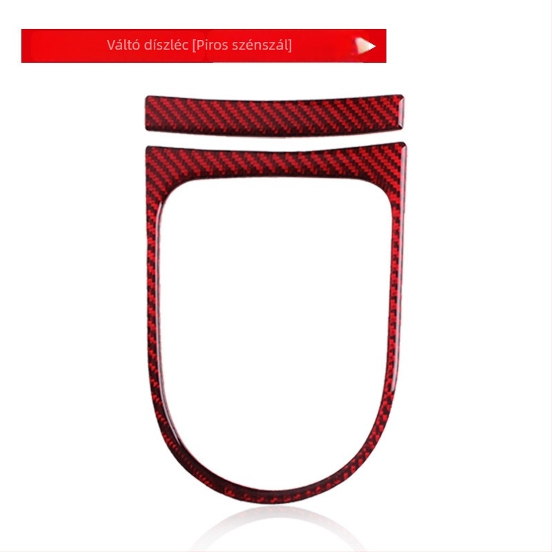 Ford Mustang szénszálas váltópanel dekoratív keret ragasztóval | logó nyomtatás elérhető | testreszabás