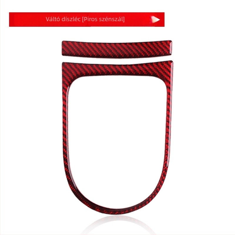 Ford Mustang szénszálas váltópanel dekoratív keret ragasztóval | logó nyomtatás elérhető | testreszabás