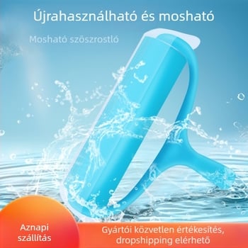 Tweed szilikon szőrmentesítő görgő | Ragasztó szőr eltávolító padlókra, szőnyegekre, autókra és ruhákra | Márka: Tweed; Anyag: Szilikon; Stílus: modern, egyszerű